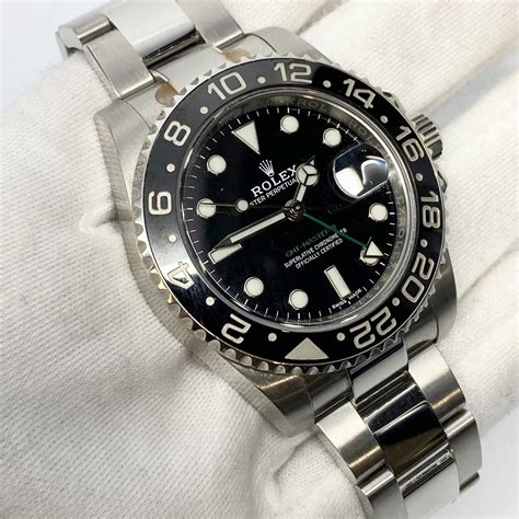 rolex gmt master 2 black price